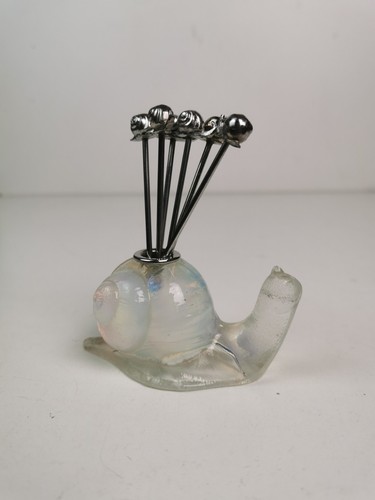 Porte piques escargot verre - porte-piques,