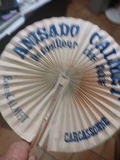 Eventail publicitaire - Carcassonne