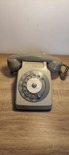 ☎️ Téléphone A Cadran Gris Vintage Socotel S63 70's