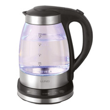 Bouilloire 1,8L Variable Température Verre 2200W LED Éclairage Anti-kalkfilter