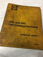 BSA 500 650 Unit Twin 1969 / 1970 A65 A50 revue technique manuel atelier moto