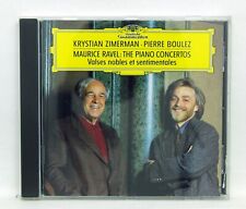 ZIMMERMAN, BOULEZ - RAVEL the piano concertos, valses nobles DGG CD NM
