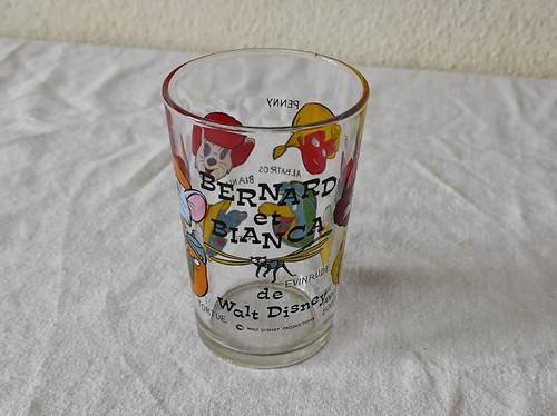 Ancien verre moutarde - verre,