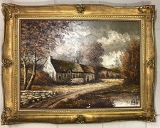 Robert MOGISSE (1933) paysage Toile : 81 x 60cm