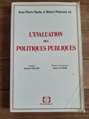 Evaluation des politiques - des,