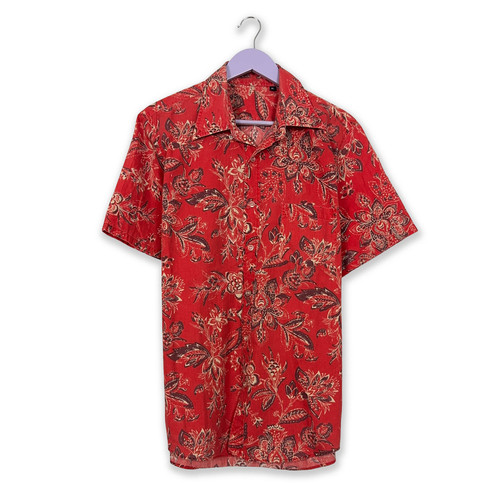 Chemise vintage rouge - vintage,