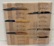 PRESENTOIR MURAL 20 COUTEAUX  EN BOIS de HETRE