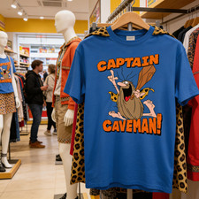 Captain Caveman cartoon blue