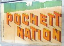 BEAU MORCEAU AFFICHE ORIGINALE XX° ART DECO ECRITURE LETTRE PUBLICITE 1940