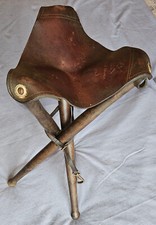 Tabouret chasse allemand bois