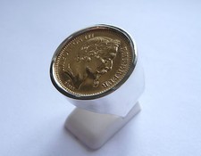 Chevalière argent ronde