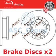 2x Apec BRAKING 288mm Uni OE