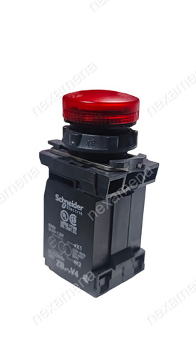 Bouton poussoir lumineux - , rouge