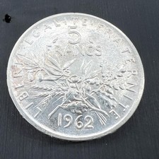 Pièce 5 Francs Semeuse 1962