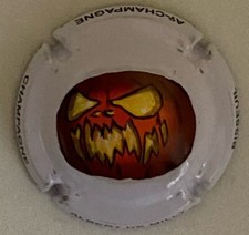 1 Capsule de champagne Peinte à La Main ALBERT DE MILLY, Haloween