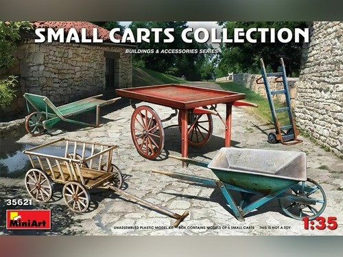 Miniart charrettes brouettes - miniart,