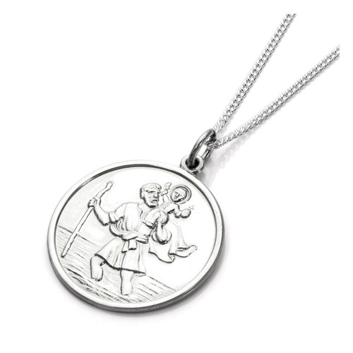 Collier pendentif médaille - et,