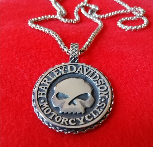 Pendentif skull harley - pendentif,
