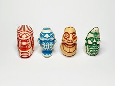 Lot 4 KINDER Réversible TOTEM ancien jouet montable RP Milano Giodi rare Animal