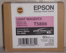 Original Epson T5806 Tinte magenta clair für Stylus Pro 3800 3880