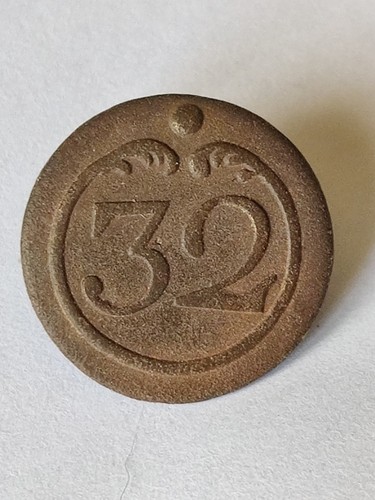 Bouton 32eme régiment - bouton,