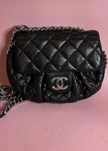 Chanel sac bandoulière cuir - sac,