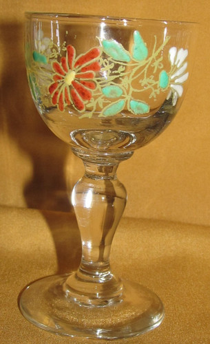 Petit verre liqueur - ancien, à