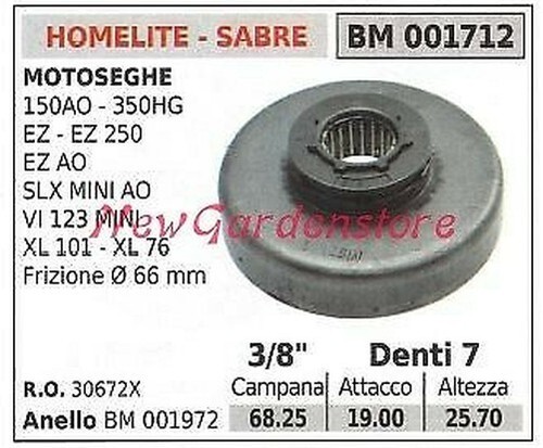 Pignon homelite moteur - pignon,