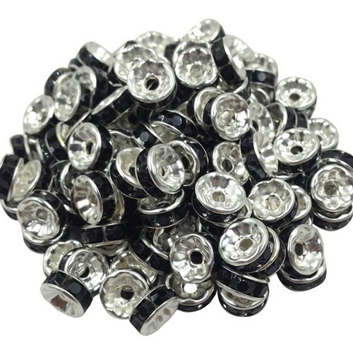 Perles rondelle strass - perles,