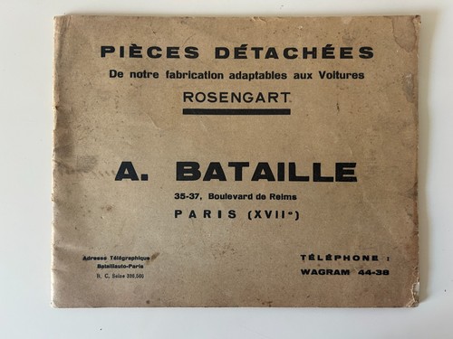 Bataille catalogue pièces - bataille:,