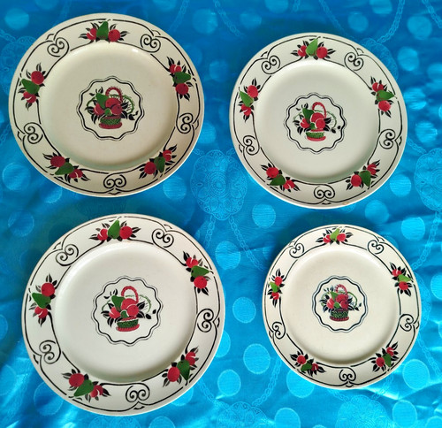 Lot assiettes 1 à - assiettes, +