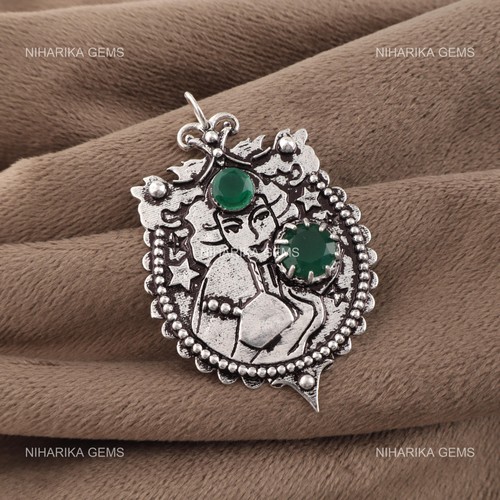 Pendentif poire argent - poire,