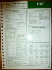 8045-04 - Fiche Technique Fiat Someca