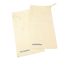 Suitsupply Chaussures Sac Homme Taille Unique Paire 2 Pièce Dust Logo Brun Beige