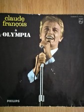 33 Tours Vinyle Album Claude François Olympia 1964 Rare Tbe Original