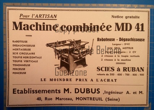 Combine machine bois - a, scies