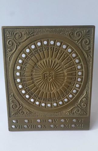 Calendrier solaire étain - solaire,,