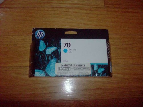 2019 genuine 70 cyan - hp, #70