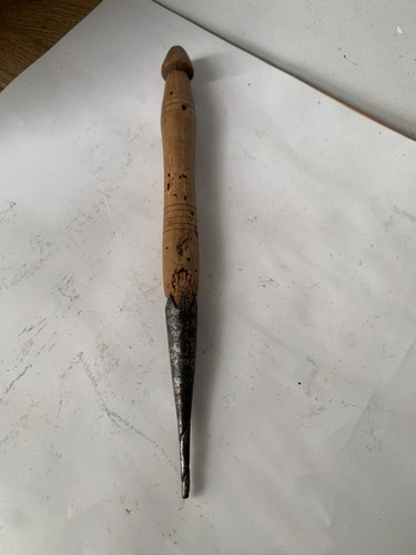 Ancien fuseau quenouille - fuseau,, en
