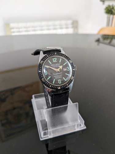 Montre plongeuse date sea wolf - montre,