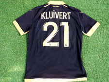 Maillot OGCN ogc NICE signed JUSTIN KLUIVERT ultras foot issa nissa .