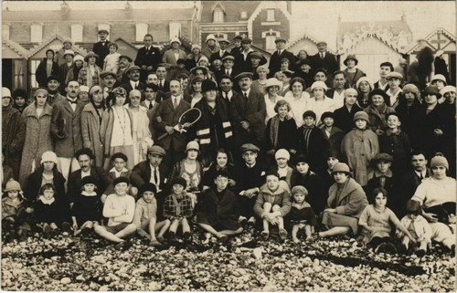 Cpa carte photo - photo, cayeux-sur-mer