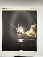 Photo NASA pour collectionneur - Décollage navette spatiale STS 8