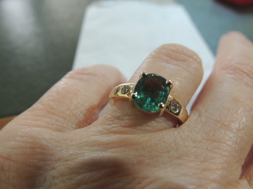 Bague carats émeraude - bague,