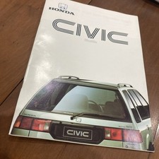 Honda Civic Shuttle catalogue brochure prospectus dépliant publicité