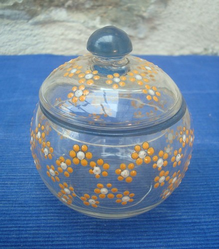 V74 bonbonnière sucrier - sucrier, verre