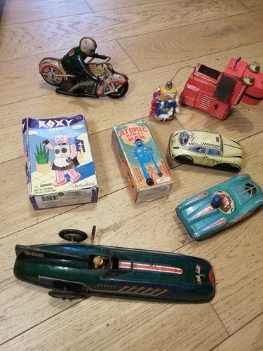 Jouet mécanique tôle - jouet,