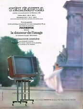 PUBLICITE ADVERTISING 024   1964   TELEAVIA    FILTRAVIA   téléviseur