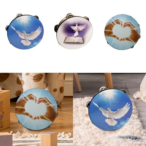 Tambourin portatif bois - tambourin, en