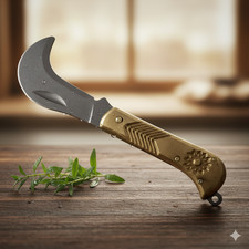 MINI COUTEAU  LAITON PORTE CLE